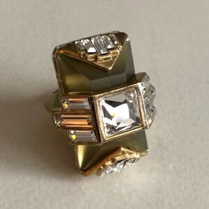 Lia Sophia Gold and Silver Statement Ring